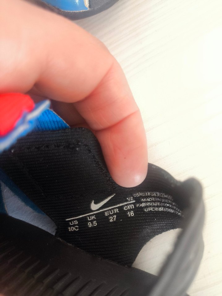 Nike Sunray Protect 27 numara Mavi Sandalet - Görsel 3