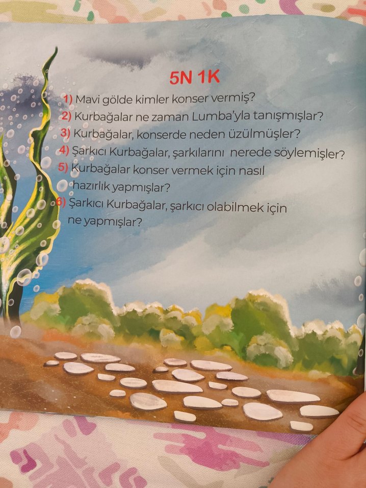 Şarkıcı Kurbağalar Çocuk Kitabı - Görsel 3