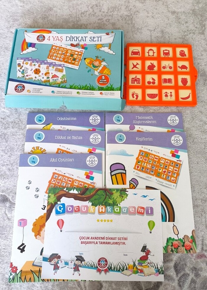 4 yaş dikkat seti - Görsel 3