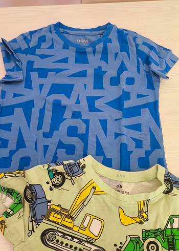H&M MAVI Erkek Çocuk Kısa Kollu Tişörtler - Görsel 3