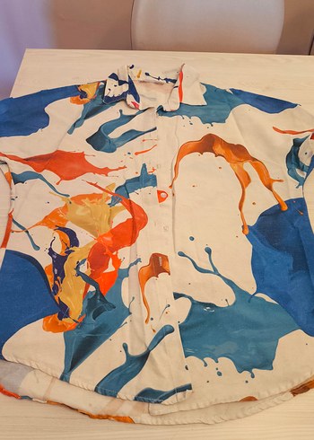 Olalook Kısa Kollu Kadın Gömlek - Görsel 7