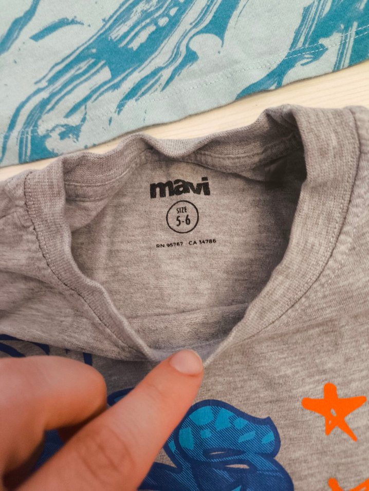 H&M 2 adet Pamuklu çocuk Tişört - Görsel 2