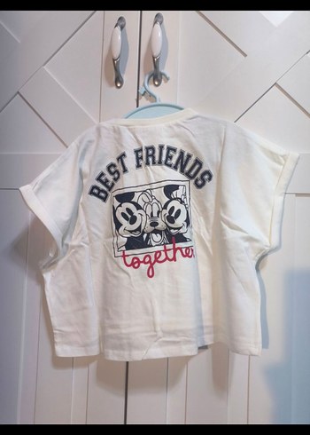 Koton 11-12yaş Beyaz Minnie Mouse Kız Tişörtü - Görsel 5