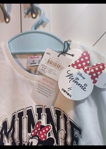 Koton 11-12yaş Beyaz Minnie Mouse Kız Tişörtü - Görsel 3