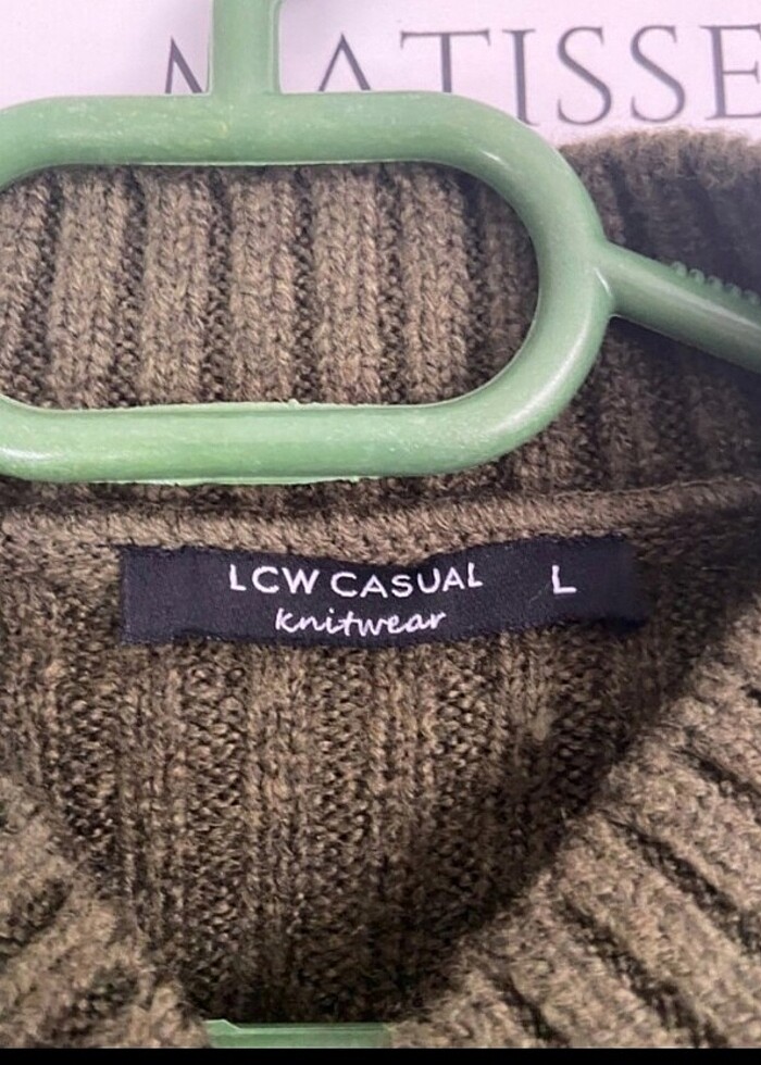 Lc Waikiki Yeşil Balıkçı Yaka Kazak - Görsel 3