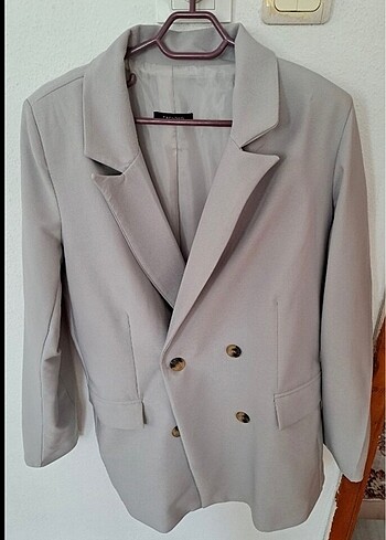 Trendyol & Milla Trendyol Milla Gri Blazer ceket