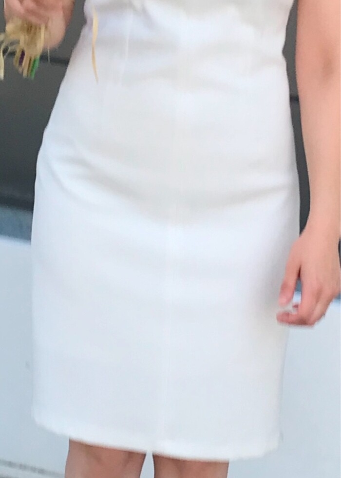 Beyaz elbise - Görsel 5