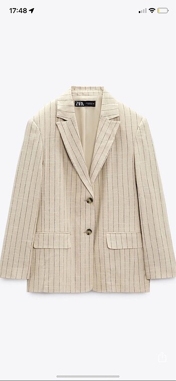 Keten zara blazer