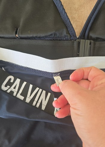 Calvin Klein Siyah Baskılı Mini Bikini - Görsel 5