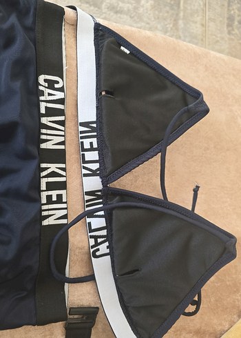 Calvin Klein Siyah Baskılı Mini Bikini - Görsel 3