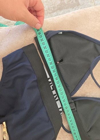 Calvin Klein Siyah Baskılı Mini Bikini - Görsel 7