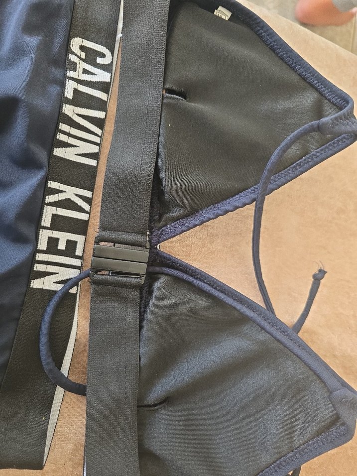 Calvin Klein Siyah Baskılı Mini Bikini - Görsel 4