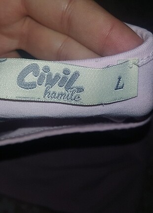 l Beden pembe Renk Hamile tişört 