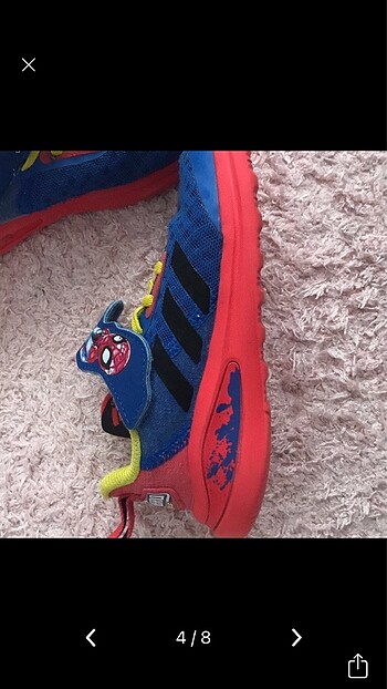 26 Beden mavi Renk Adidas spiderman ayakkabı