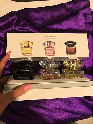 Versace minyatür set 3 set