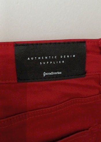 Kırmızı Midi Kadın Kumaş Pantolon - Görsel 3