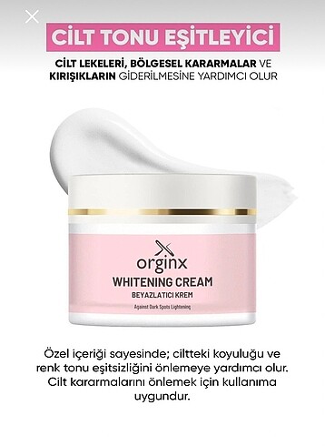 Beden beyazlatıcı krem