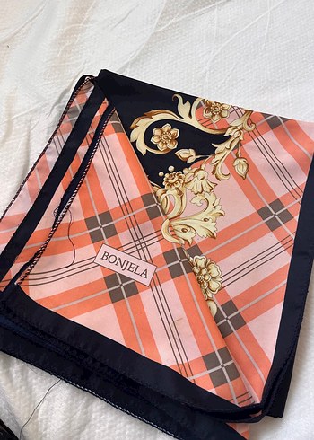 Bohem Tarz Kahverengi Desenli eşarp - Görsel 10