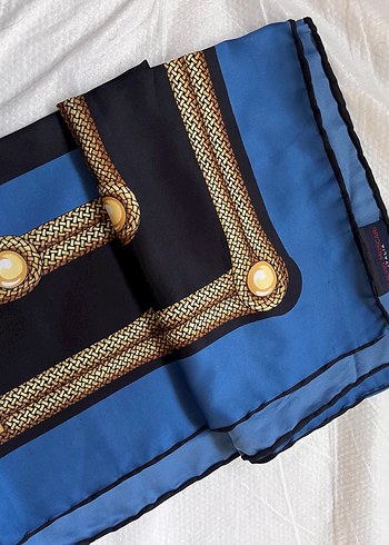 Bohem Tarz Kahverengi Desenli eşarp - Görsel 12