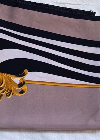 Bohem Tarz Kahverengi Desenli eşarp - Görsel 16