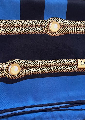 Bohem Tarz Kahverengi Desenli eşarp - Görsel 11