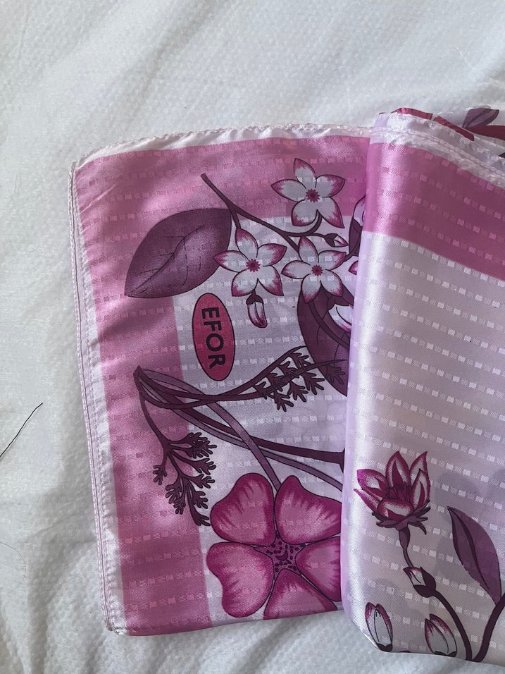 Bohem Tarz Kahverengi Desenli eşarp - Görsel 4