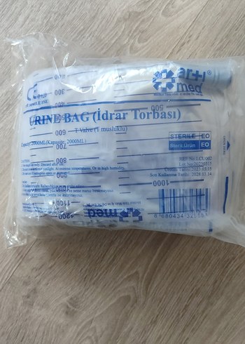 universal Beden T musluklu İdrar Torbası