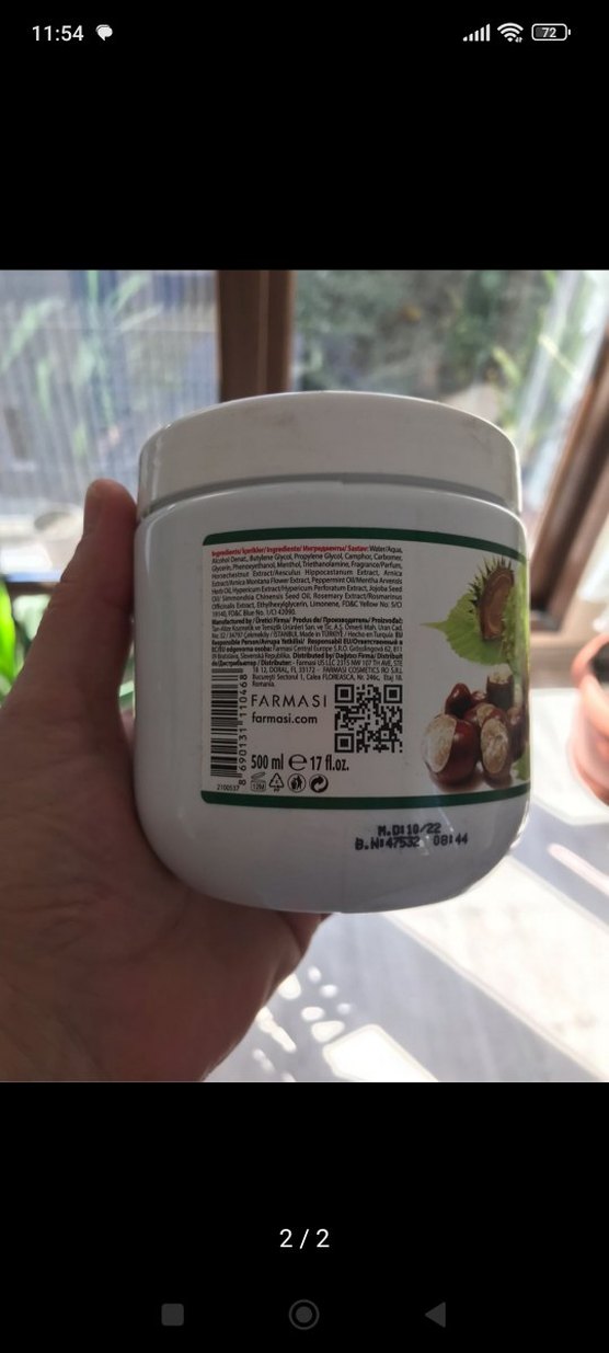 Farmasi At Kestanesi Özlü Masaj Balsamı - Görsel 2