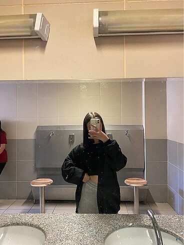 siyah bomber ceket
