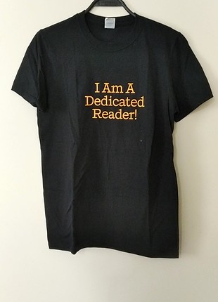 siyah baskılı t-shirt 