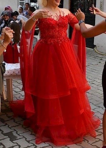 3 saat giydiğim abiye kına elbisem - Görsel 4