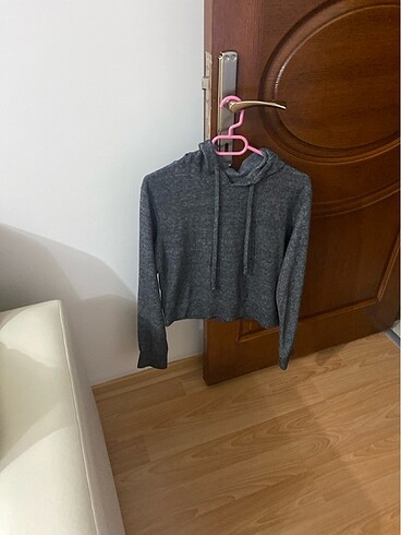 Füme rengi sweatshirt