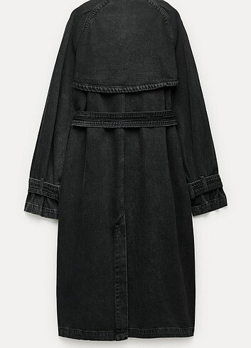 m Beden siyah Renk ZARA denim trenckot