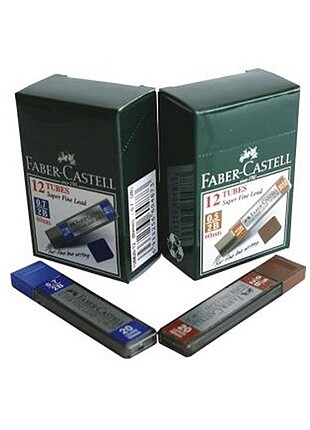  Super Fine Min 0.5 ve 0.7mm Uç 2B 75mm Faber Castell