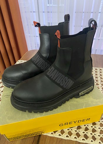 Harley Siyah Kadın Biker Botlar, Tokalı, Kalın Topuklu - Görsel 6