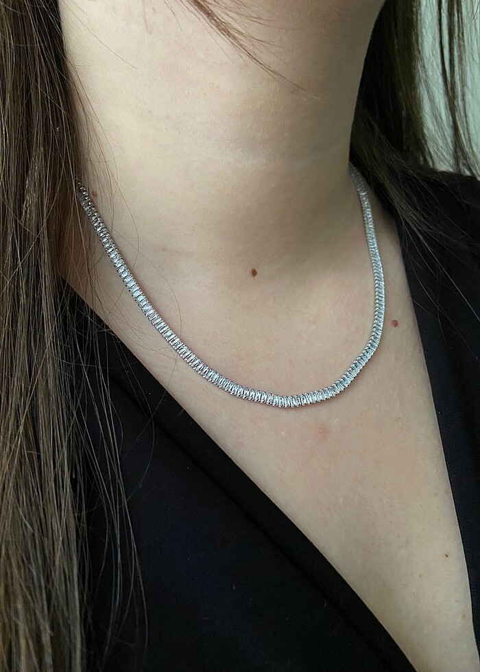 Çelik Suyolu Kolye - Görsel 3