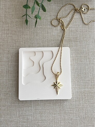 Çelik Kuyruklu Yıldız Kolye - Görsel 2