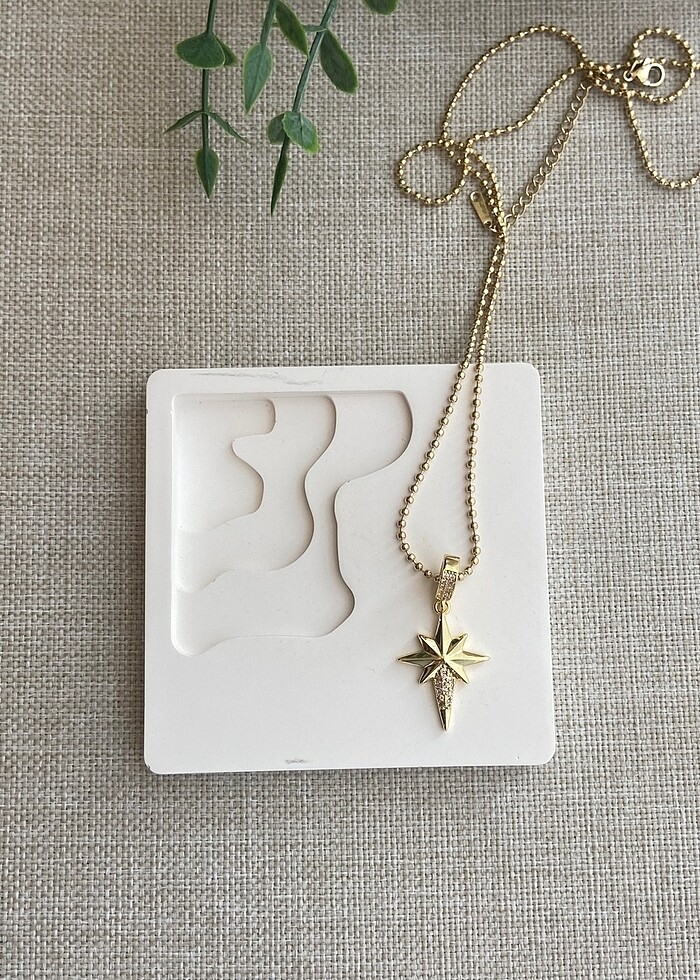 Çelik Kuyruklu Yıldız Kolye - Görsel 2