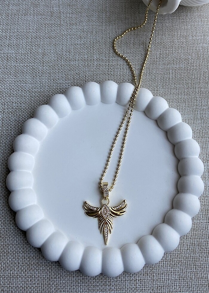 Çelik Anka Kuşu kolye - Görsel 2