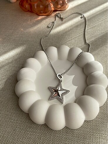 Çelik Yıldız Kolye - Görsel 3