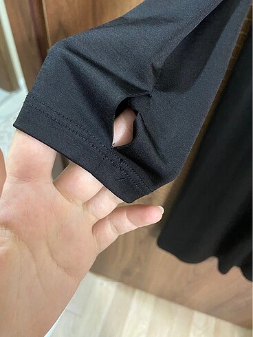 Bel Detaylı Siyah Elbise - Görsel 6