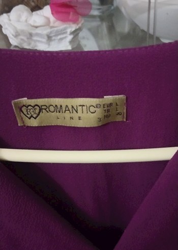 Mor Midi Kadın Sabahlık, Salaş Kesim - Görsel 3