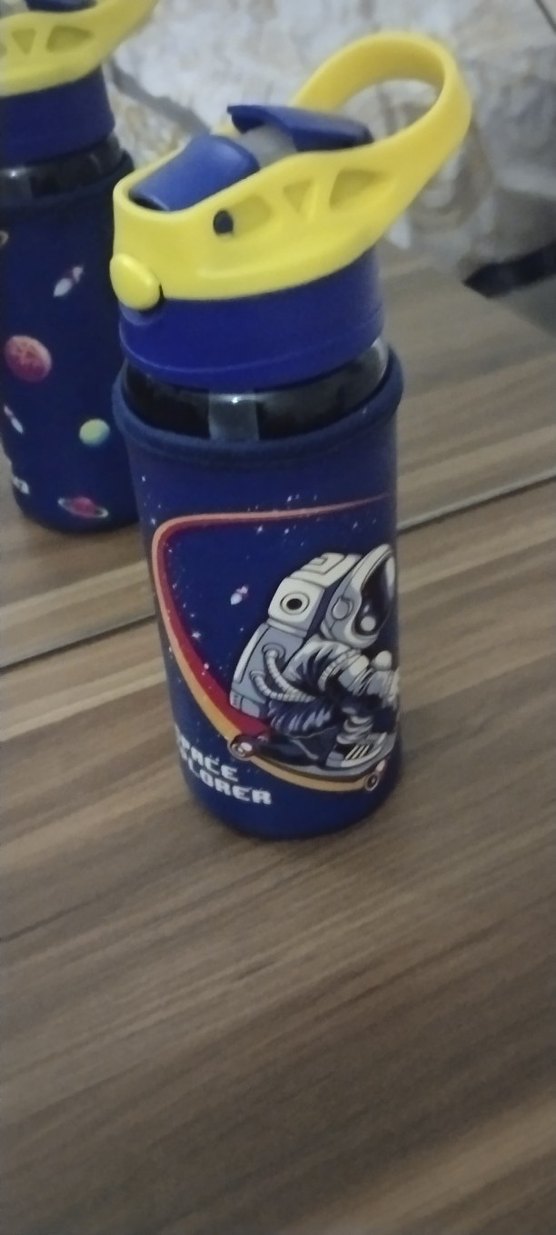 Renkli Uzay Temalı Çocuk Termosu - Görsel 2