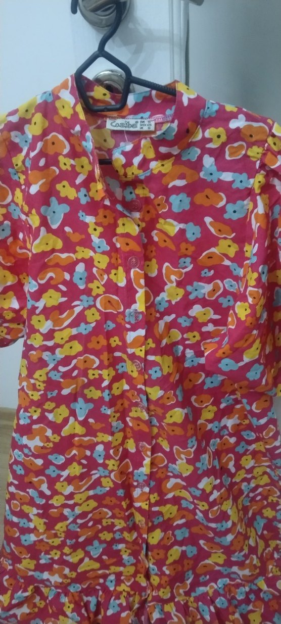 Renkli Bohem Uzun Kadın Elbise - Görsel 2