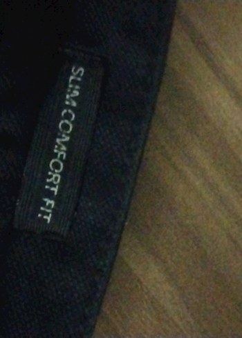 Siyah Kadın Denim Kumaş Pantolon - Görsel 2