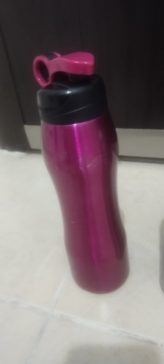 Renkli Pembe Çocuk Termos Şişesi - Görsel 3