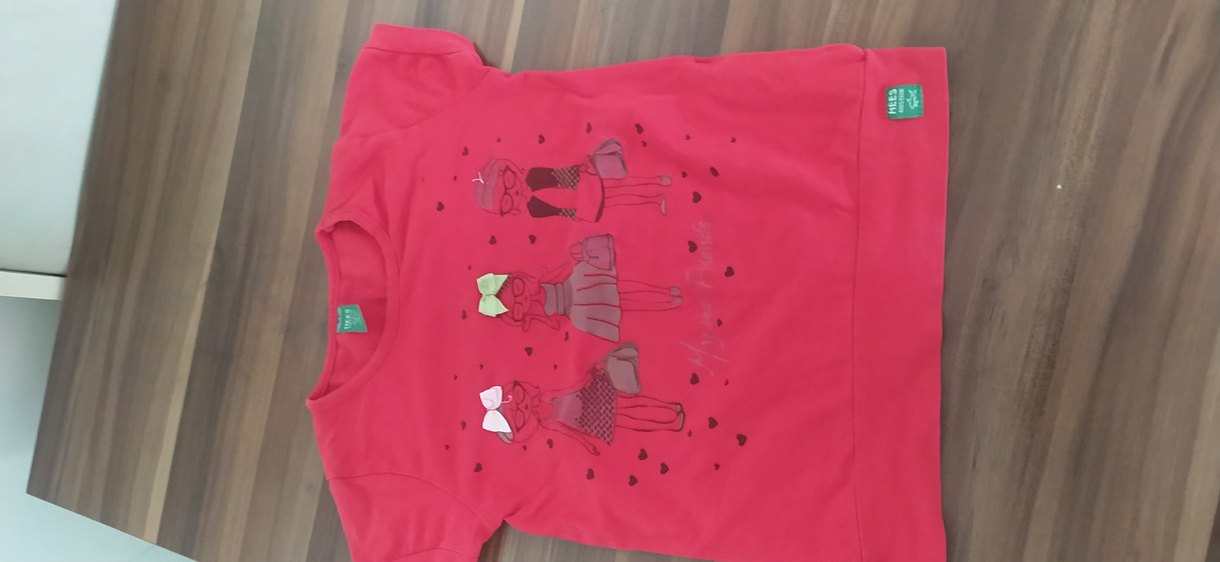 Kız Çocuk Pembe Baskılı Bolero - Görsel 2