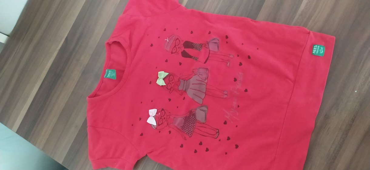 Kız Çocuk Pembe Baskılı Bolero - Görsel 4