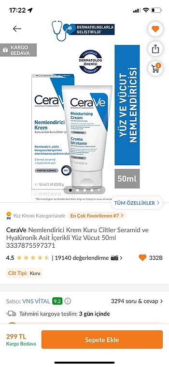  Beden Cerave