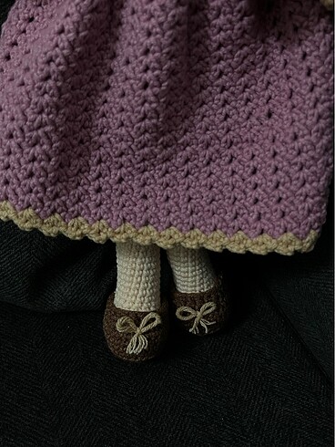 Beden Amigurumi tesettürlü kız bebek